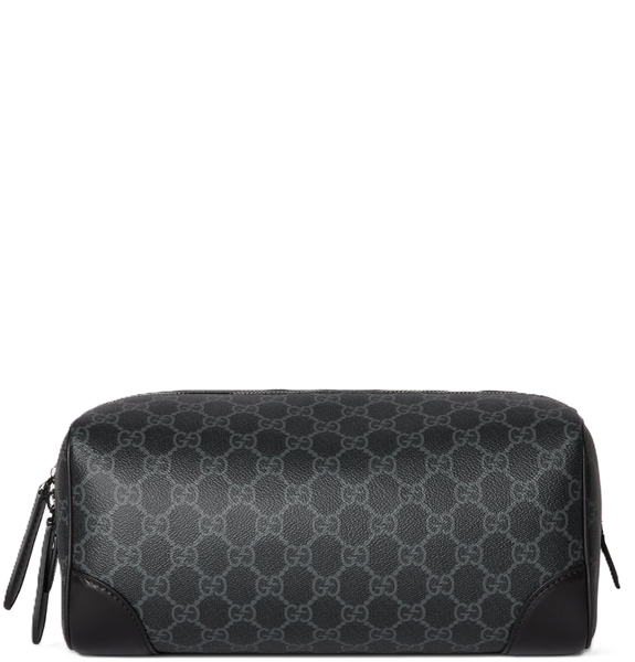  Túi Nam Gucci Emblem Medium Toiletry 'Black' 