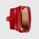  Túi Nữ Gucci GG Marmont Mini Shoulder Bag 'Red' 