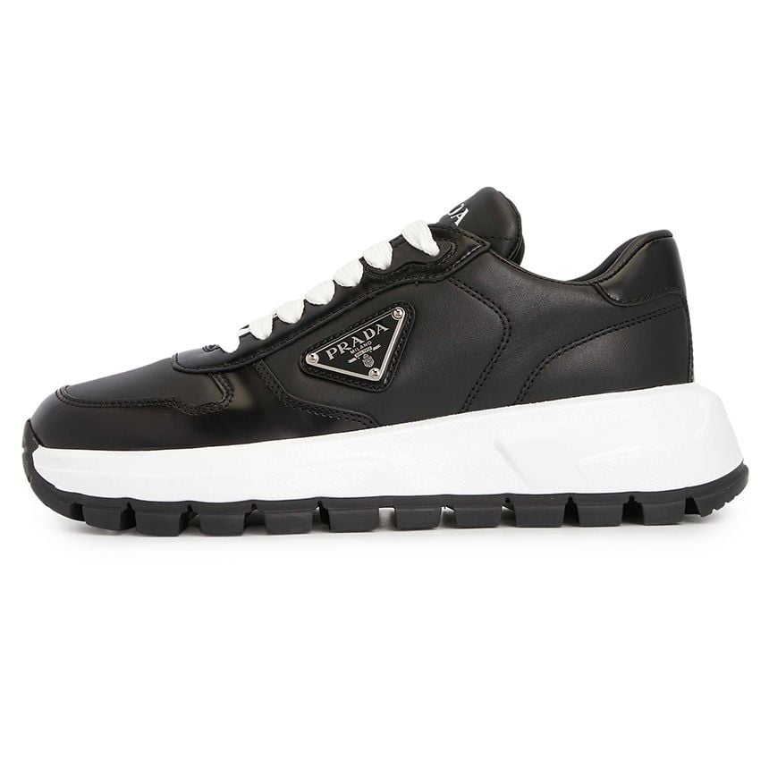  Giày Nữ Prada Spazzolato Logo 'Black' 