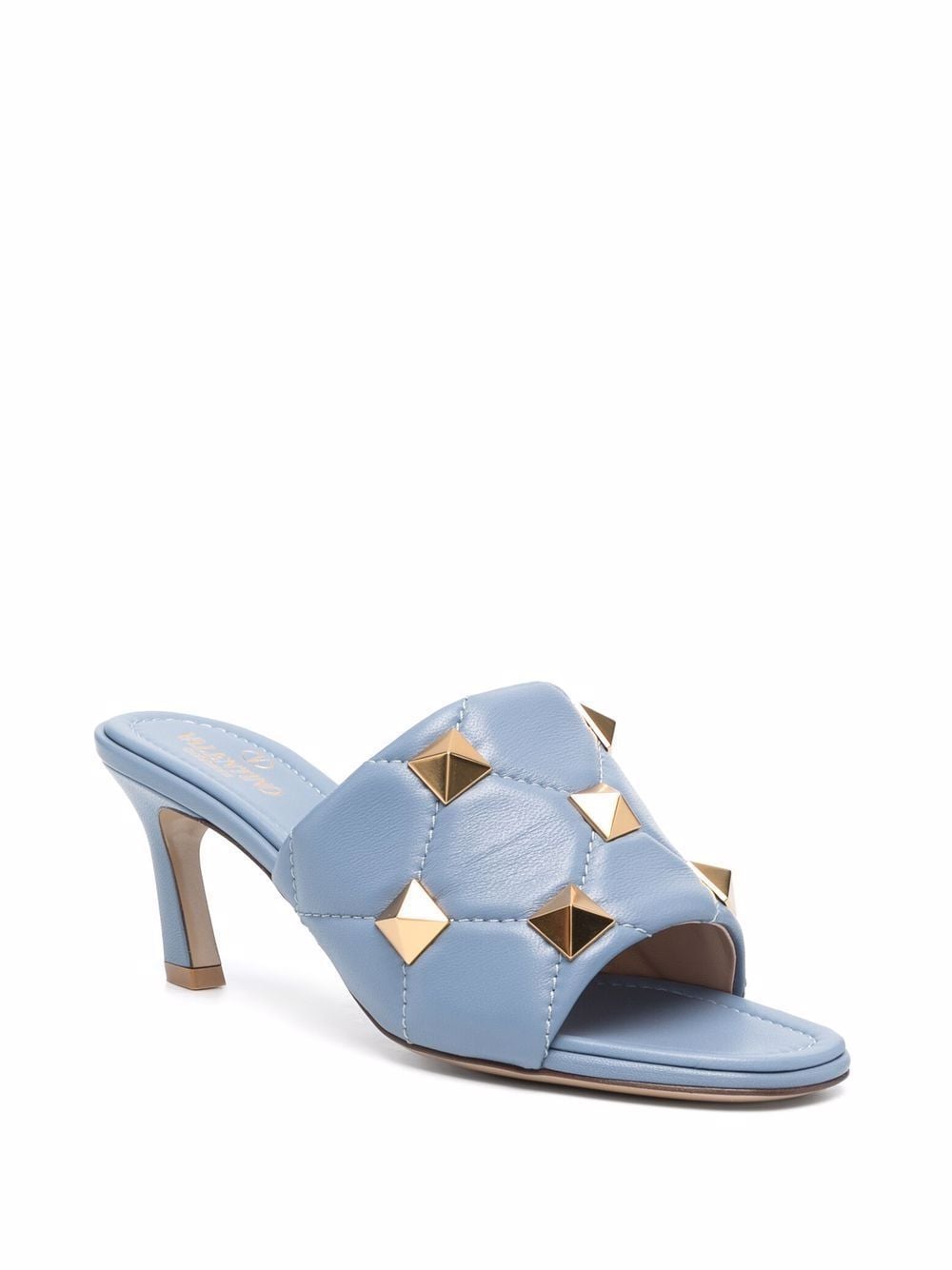  Giày Valentino Roman Stud Leather Mules 