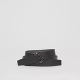  Thắt Lưng Nam Burberry Reversible Monogram Motif Leather 'Black Grey' 
