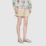  Giày Nữ Gucci Tiger Princetown Slipper Leather 'Pink' 