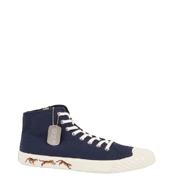  Giày Kenzo Nam Kenzoschool High-Top Trainers Midnight Blue 