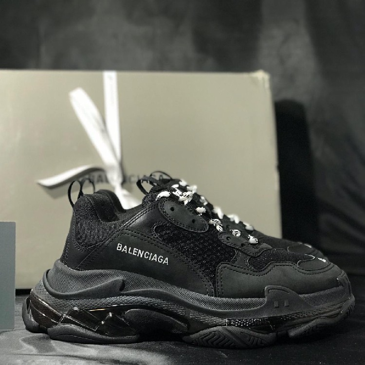  Giày Balenciaga Triple S Sneaker 'Triple Black' 2019 