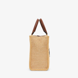  Túi Nữ Fendi Sunshine Raffia Leather 'Brown' 