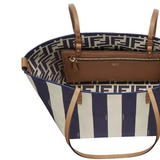  Túi Nữ Fendi Small Roll Shopper Striped 'Midnight Blue' 