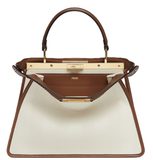  Túi Nữ Fendi Peekaboo Iseeu Pequin Striped 'White' 