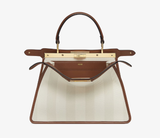  Túi Nữ Fendi Peekaboo Iseeu Pequin Striped 'White' 