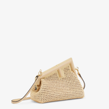  Túi Nữ Fendi First Small Macramé Raffia Bag 'Beige' 