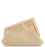  Túi Nữ Fendi First Small Macramé Raffia Bag 'Beige' 