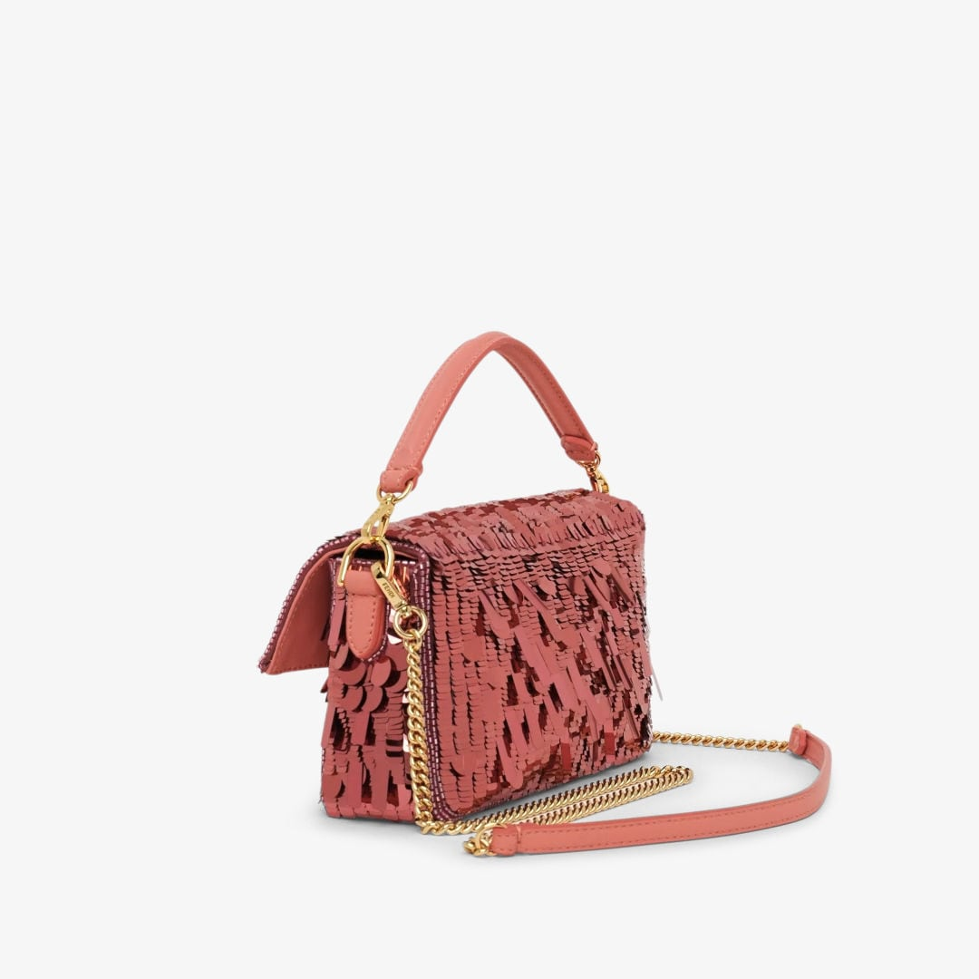  Túi Nữ Fendi Baguette Mini Embroidered 'Pink' 