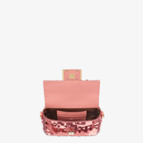  Túi Nữ Fendi Baguette Mini Embroidered 'Pink' 