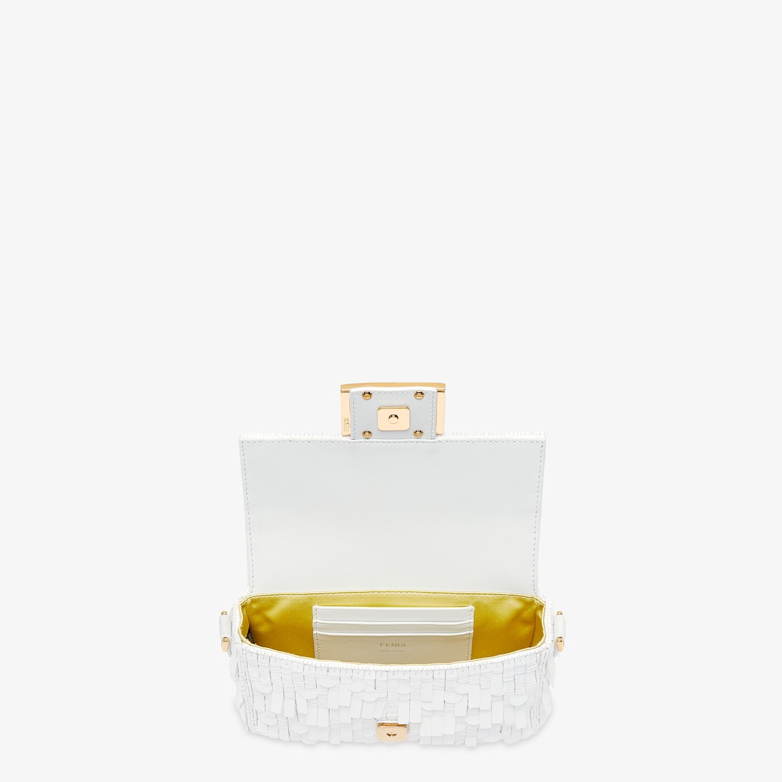  Túi Nữ Fendi Baguette Mini Embroidered 'White' 