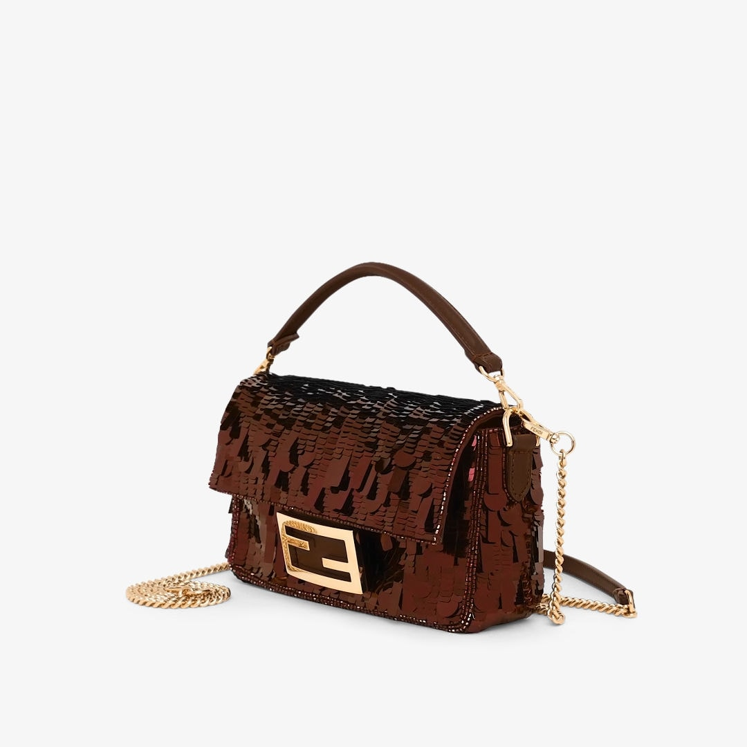  Túi Nữ Fendi Baguette Mini Embroidered 'Red' 