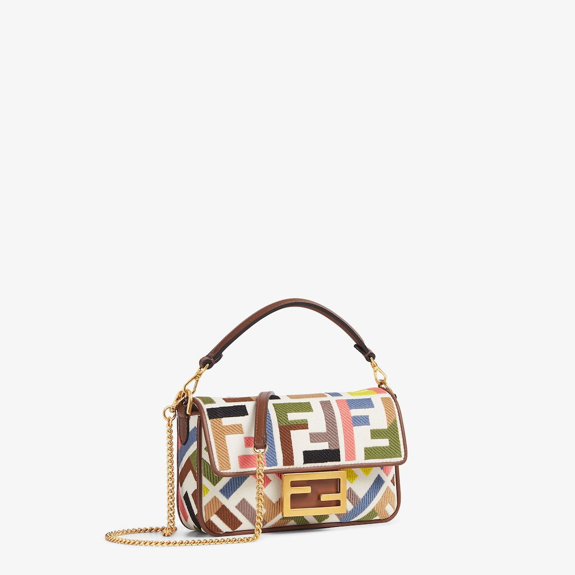  Túi Nữ Fendi Baguette Mini Embroidery 'Multicolor' 