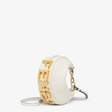  Túi Nữ Fendi Fendigraphy Mini Leather 'White' 