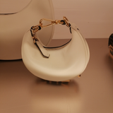  Túi Nữ Fendi Fendigraphy Mini Leather 'White' 