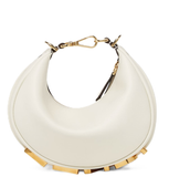  Túi Nữ Fendi Fendigraphy Mini Leather 'White' 