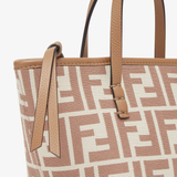  Túi Nữ Fendi Roll Mini FF Jacquard Mini Bag 'Beige' 