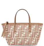  Túi Nữ Fendi Roll Mini FF Jacquard Mini Bag 'Beige' 