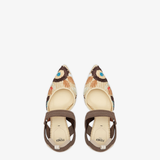  Giày Nữ  Fendi Colibr Raffia Embroidery 'Multicolor' 