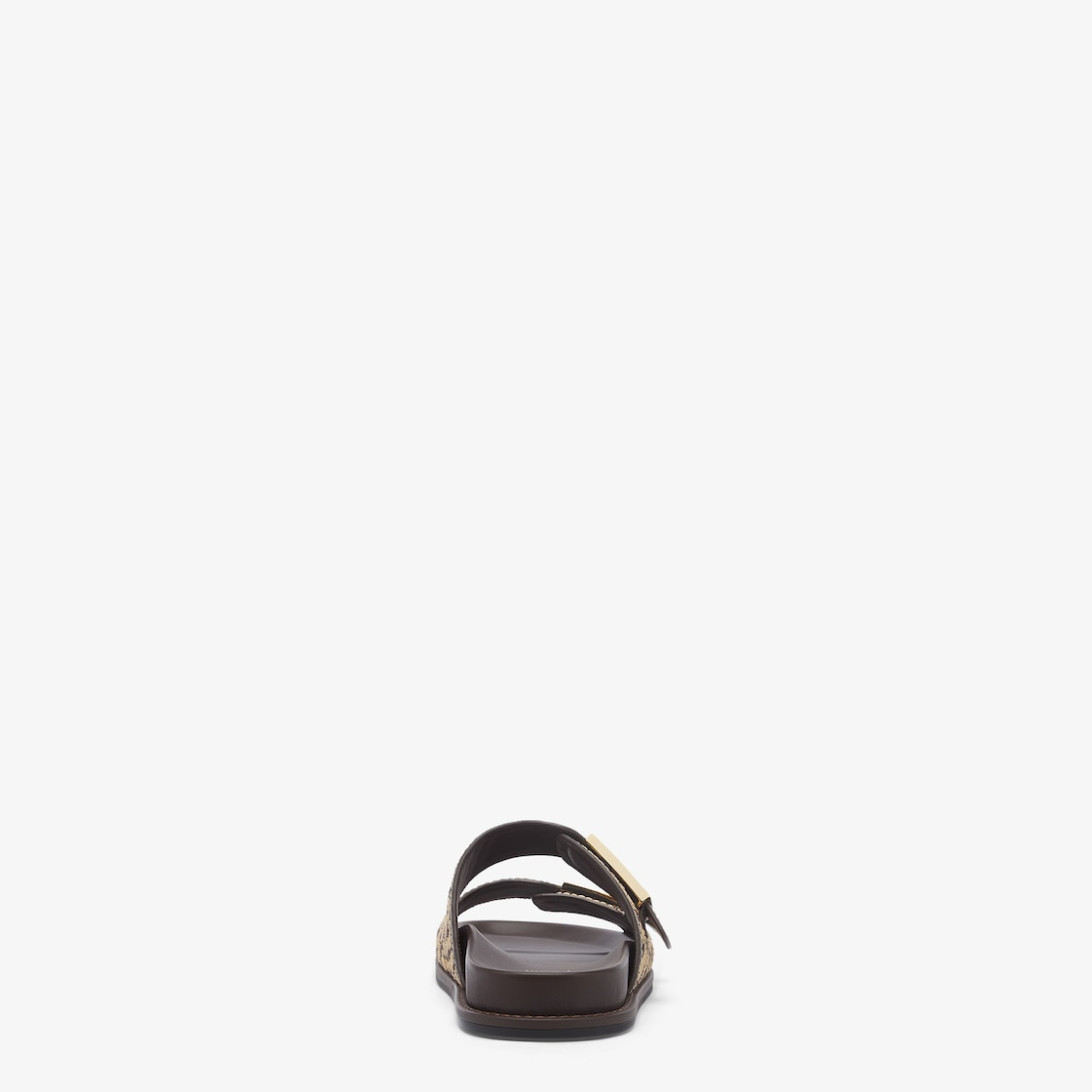  Dép Nữ Fendi Feel Raffia Slides 'Brown' 
