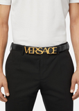  Thắt Lưng Nam Versace Logo Belt Black 