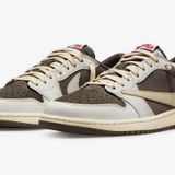  Giày Nike Air Jordan 1 Retro Low OG SP Travis Scott Reverse 'Mocha' 