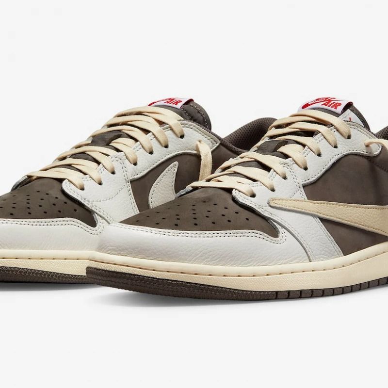  Giày Nike Air Jordan 1 Retro Low OG SP Travis Scott Reverse 'Mocha' 