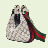  Túi Nữ Gucci Attache Small Shoulder Bag 'Beige Blue' 