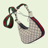  Túi Nữ Gucci Attache Small Shoulder Bag 'Beige Blue' 