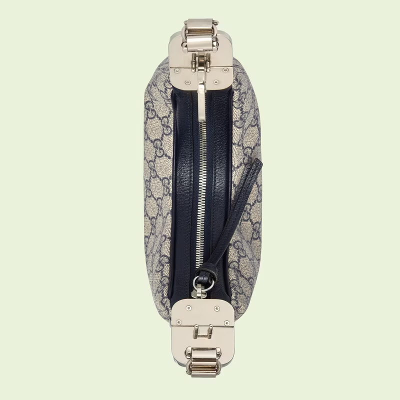  Túi Nữ Gucci Attache Small Shoulder Bag 'Beige Blue' 