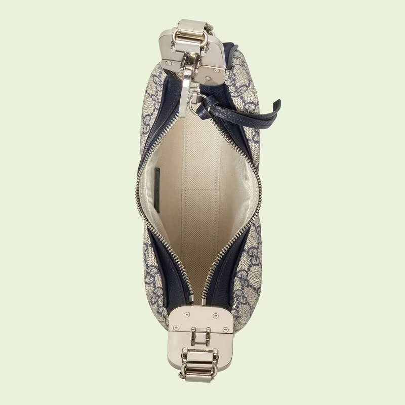  Túi Nữ Gucci Attache Small Shoulder Bag 'Beige Blue' 