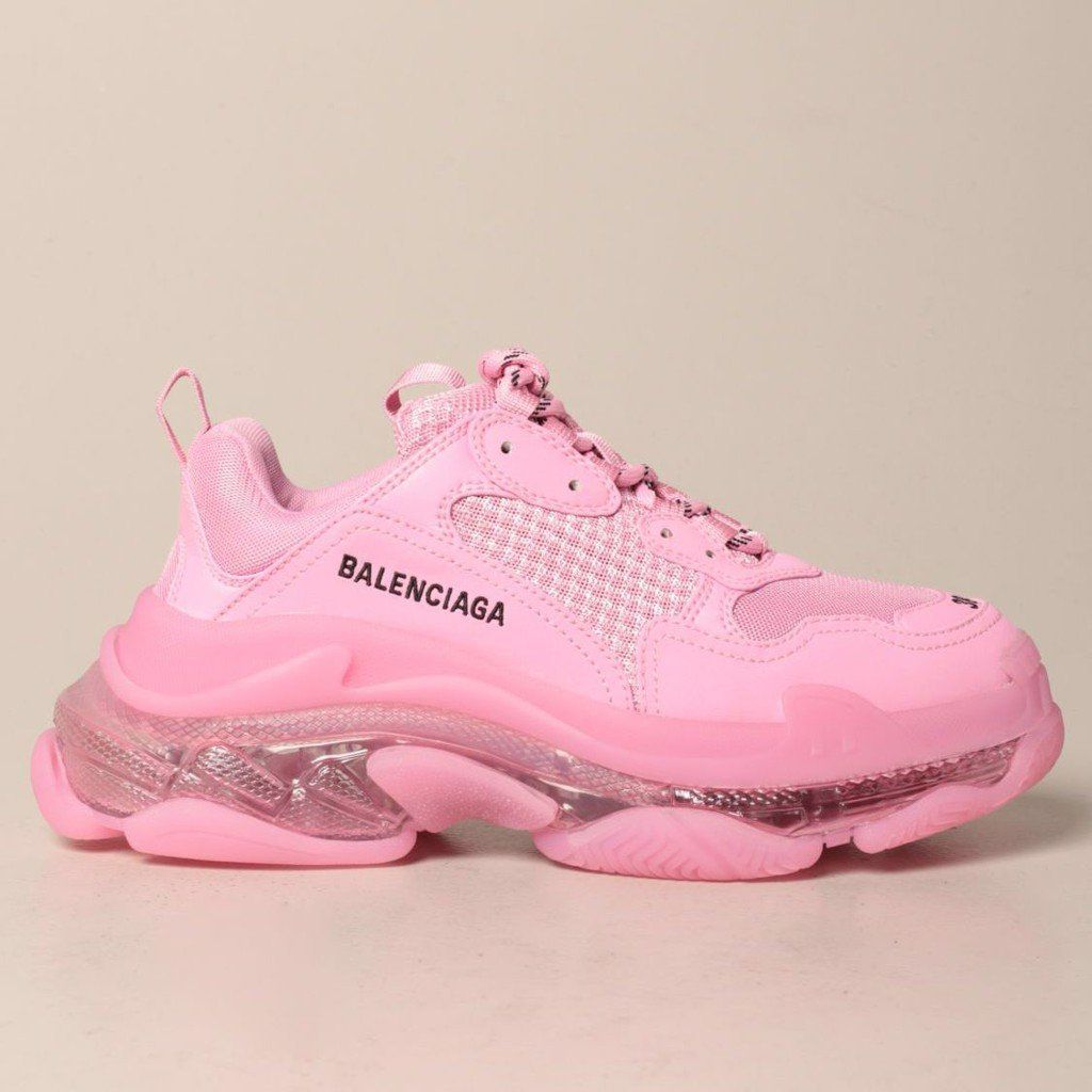 Balenciaga Triple S Clear Sole Sneaker In Pink Lyst 46 OFF