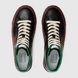  Giày Nam Gucci Tennis 1977 High Top Leather 'Black' 