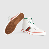  Giày Nam Gucci Tennis 1977 High Top Leather 'White' 