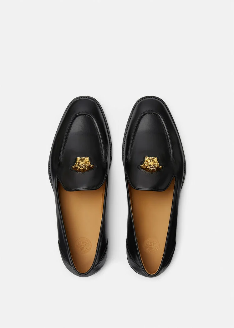  Giày Nam Versace La Medusa Loafers 'Black' 