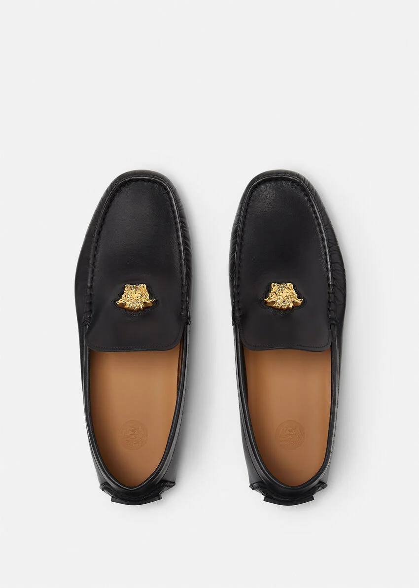  Giày Nam Versace La Medusa Loafers 'Black' 