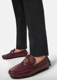  Giày Nam Versace La Medusa Loafers 'Burgundy' 