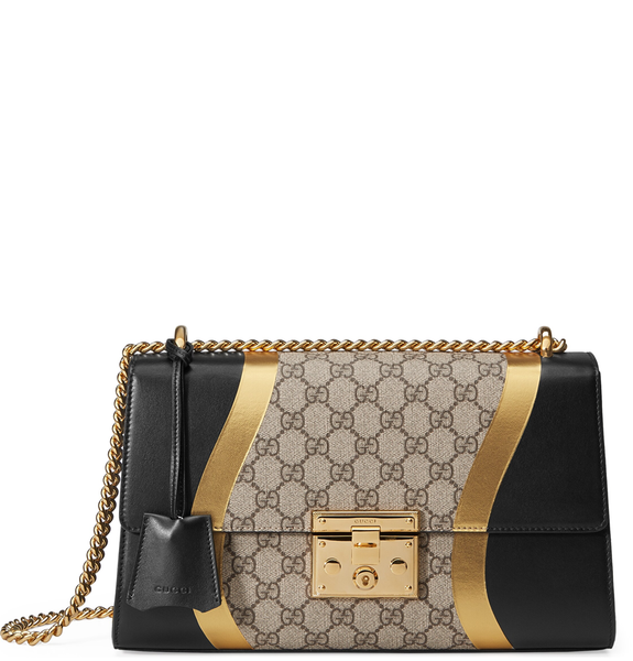  Túi Nữ Gucci Padlock Small Shoulder Bag 'Black Gold' 