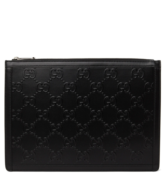  Túi Nam Gucci GG Embossed Pouch 'Black' 
