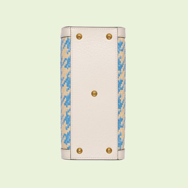  Túi Nữ Gucci Diana Mini Houndstooth Tote 'Blue' ‎ 