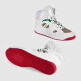  Giày Nam Gucci Basket Sneaker With Interlocking G 'White Demetra' 