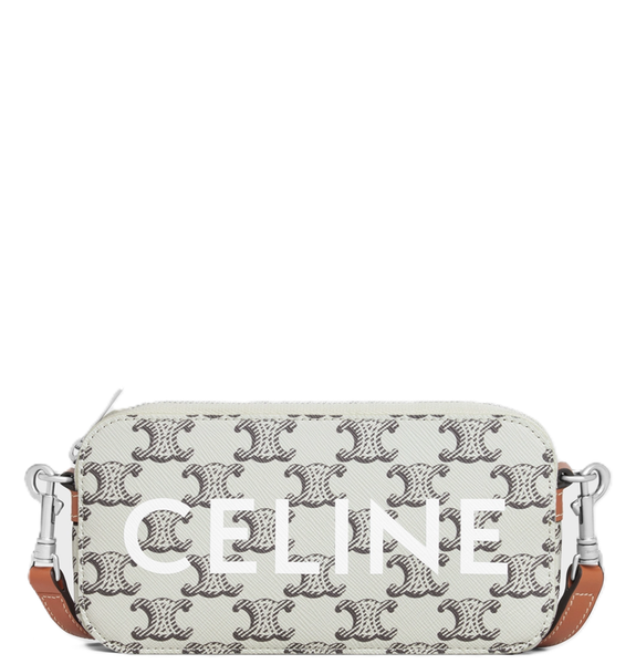  Túi Nữ Celine Horizontal Pouch Triomphe 'Tan Ecru' 