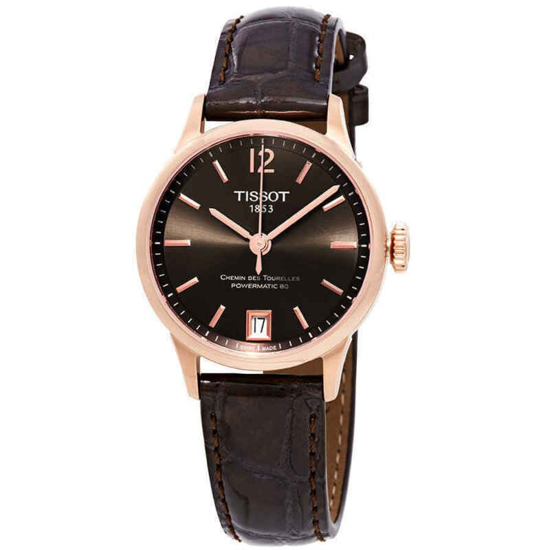  Đồng Hồ Nữ Tissot T-Classic Automatic 'Brown' Dial 