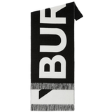  Khăn Burberry Logo Wool Scarf 'Black' 