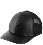  Mũ Gucci Leather Cap 'Black' 