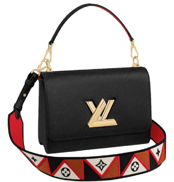  Túi Nữ Louis Vuitton Twist MM 'Black' 