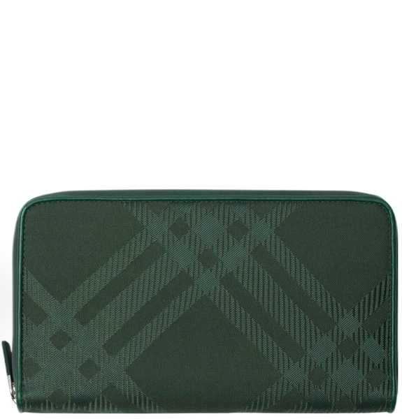 Ví Burberry Check Long Wallet 'Green' 