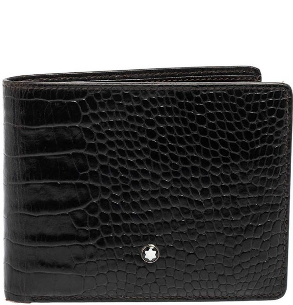  Ví Nam MontBlanc Leather Wallet 'Black' 